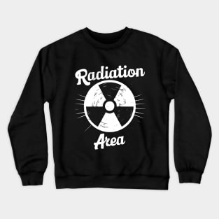 radiation area symbol vintage Crewneck Sweatshirt